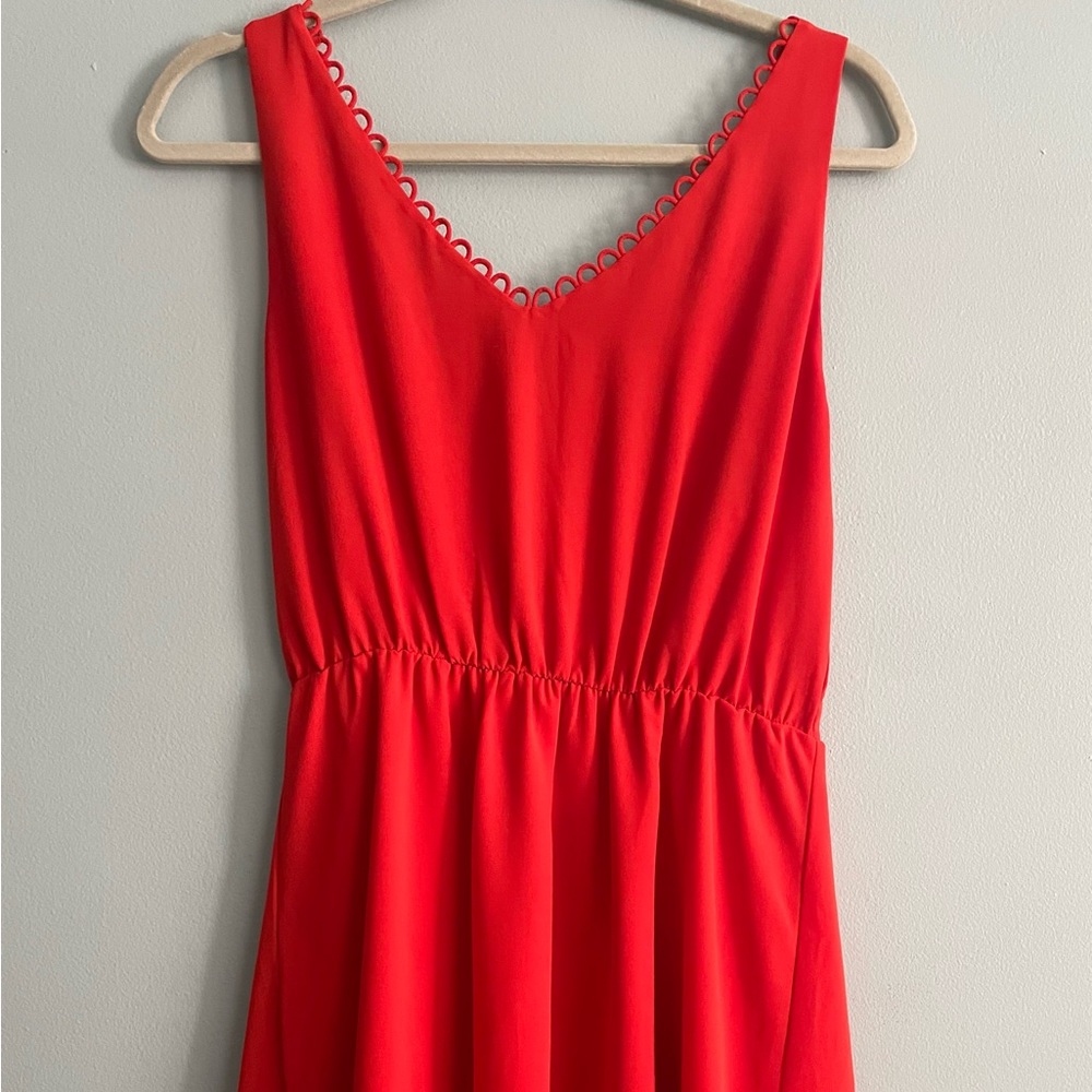 Naked Zebra Red Sundress Size Small